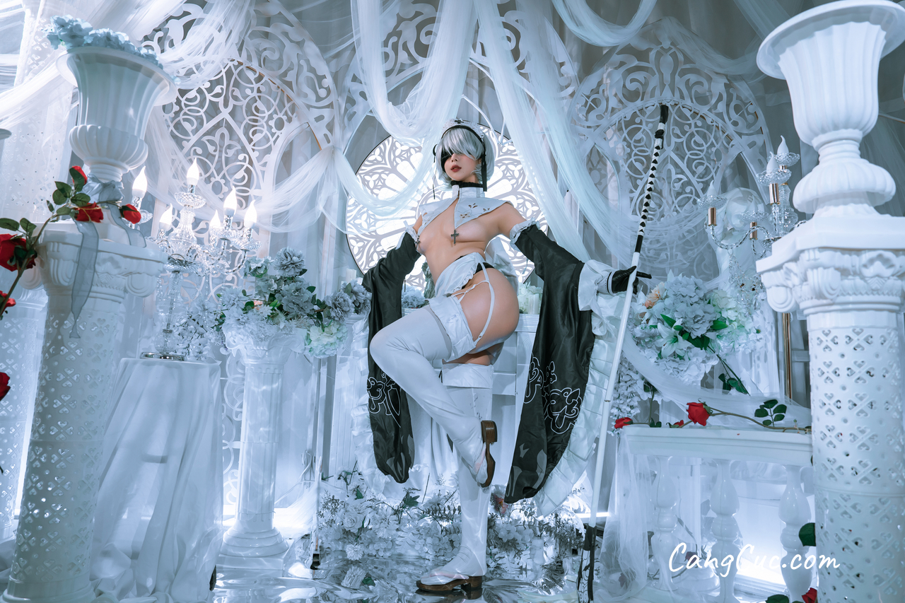 Coser@云溪溪 (Yunx1x1) & 奶桃 – 2B本 YoRHa No.2 Type B 上 ảnh 66